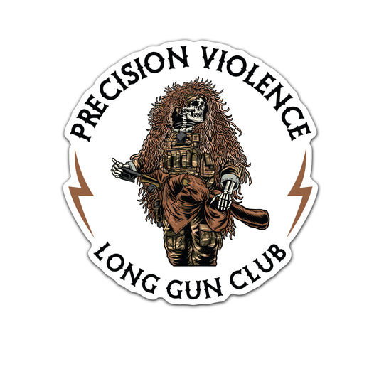 Precision Violence Sticker